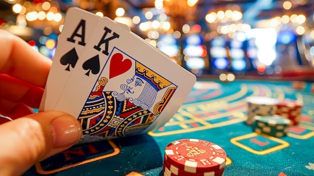 Red Tiger baccarat table with live dealer and chat interface